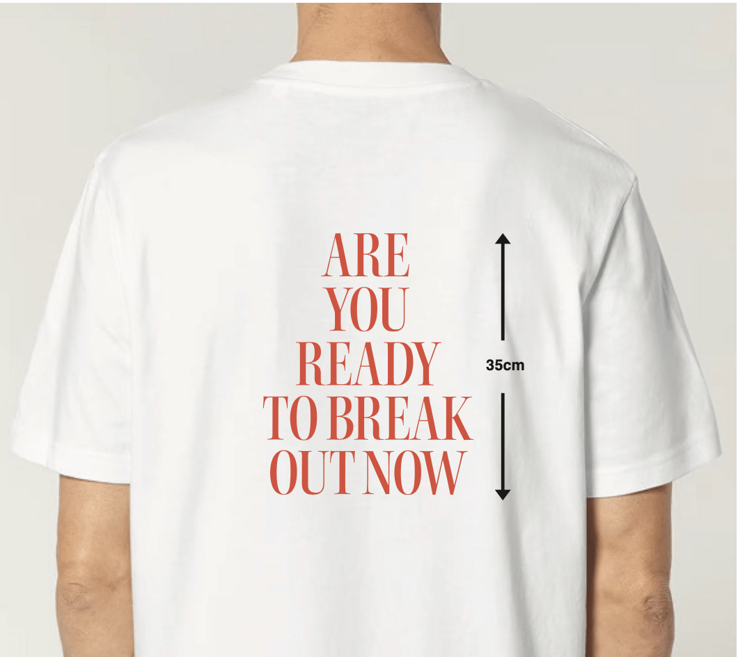 Lyric shirt "Break Out" - HAEVN Official Store