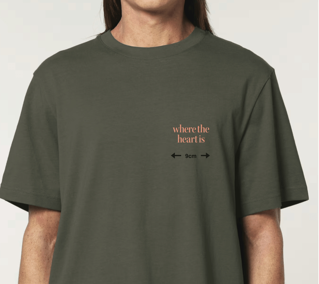 Lyric Shirt "Where the Heart Is" - HAEVN Official Store