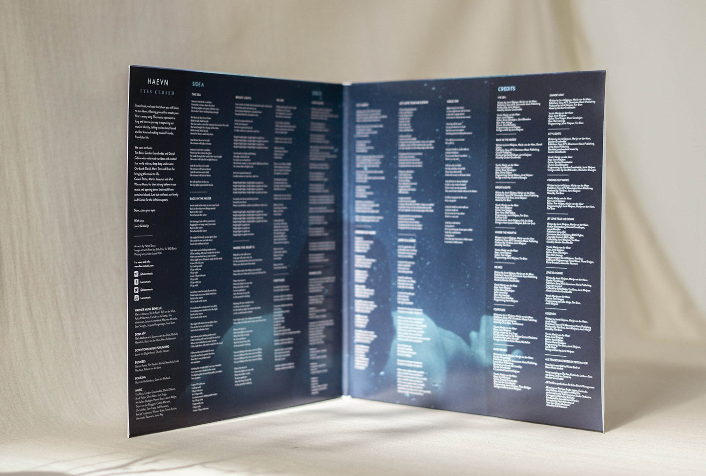 Eyes Closed Vinyl | Debut album - HAEVN Official Store