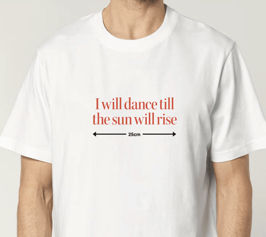 Lyric Shirt "I will dance" - HAEVN Official Store